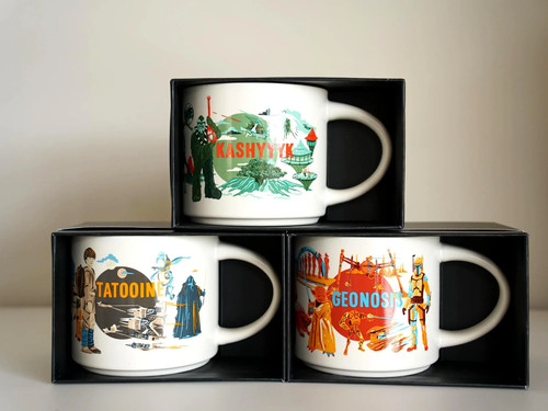 Set star wars starbucks - star,